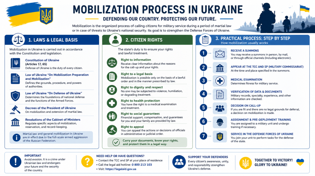 Мобілізація в Україні: офіційна інформація, права та порядок дій 2023