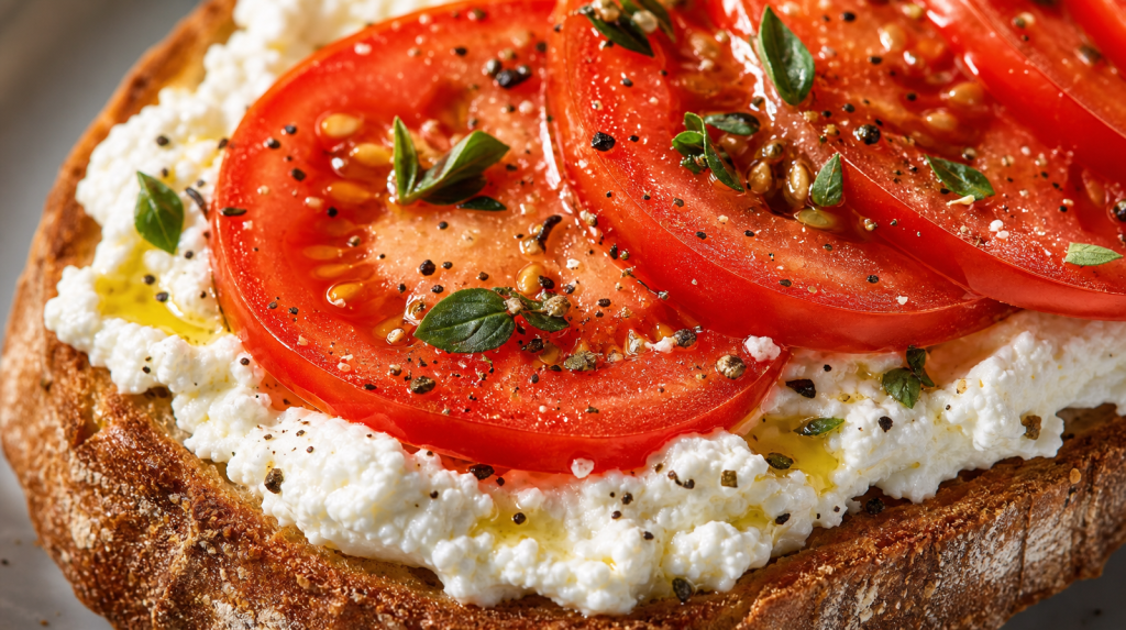 Toast with Ricotta and Tomatoes gallery image 1