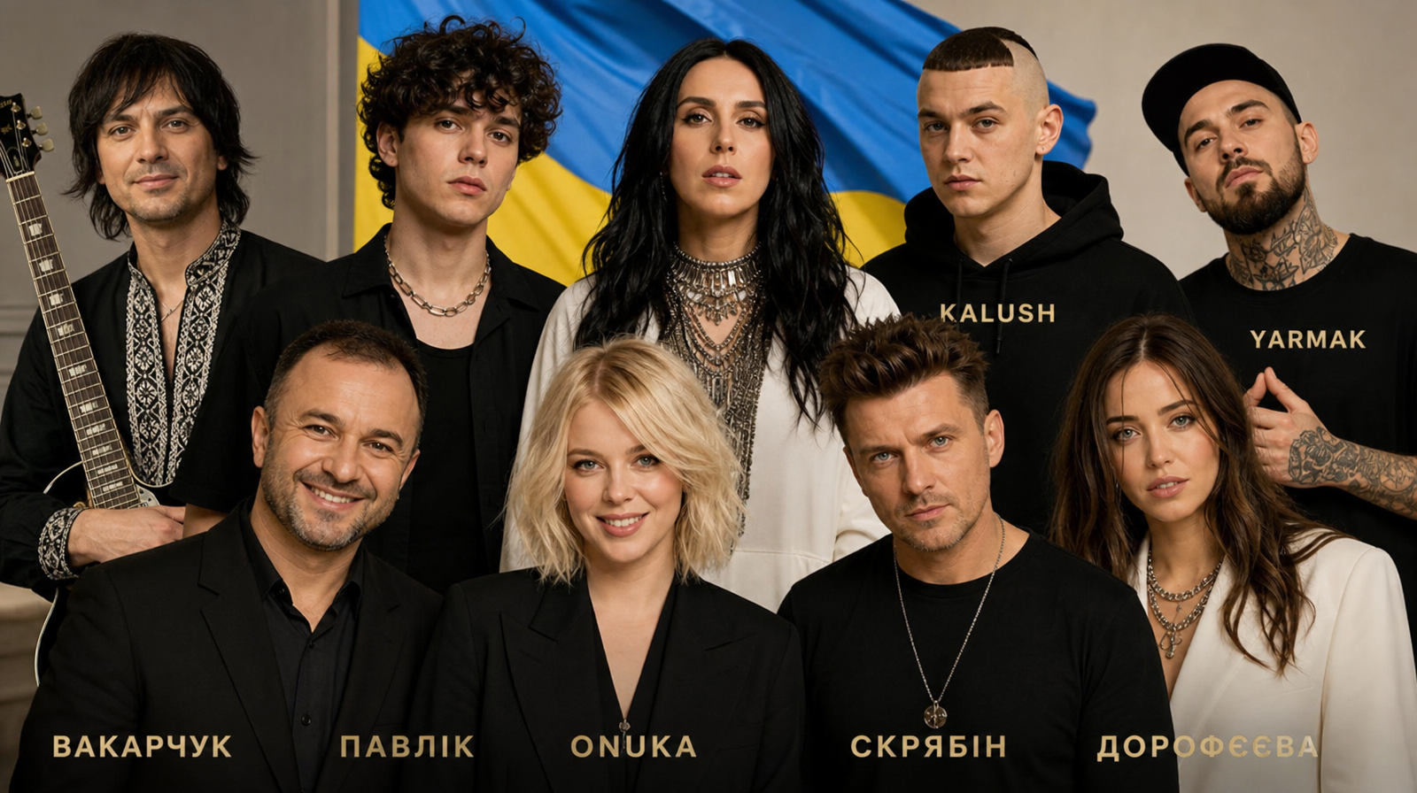 Тест на знання популярних виконавців України