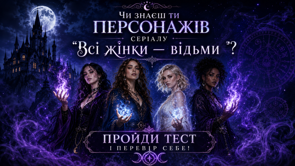 Тест: Чи знаєш ти персонажів серіалу "Всі жінки — відьми"?